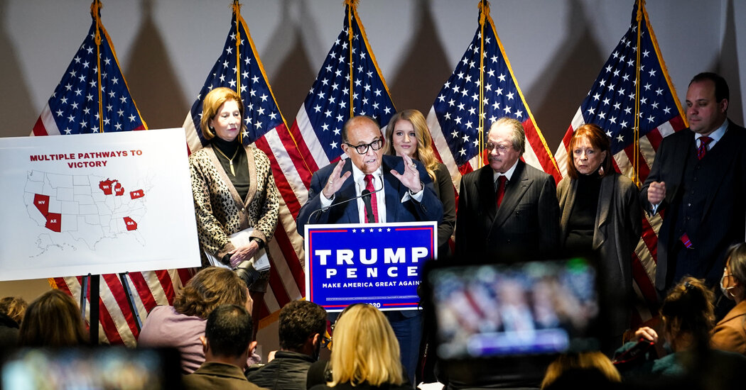 Jan. 6 Inquiry Subpoenas Giuliani and Legal Team That Made Claims of Voting Fraud