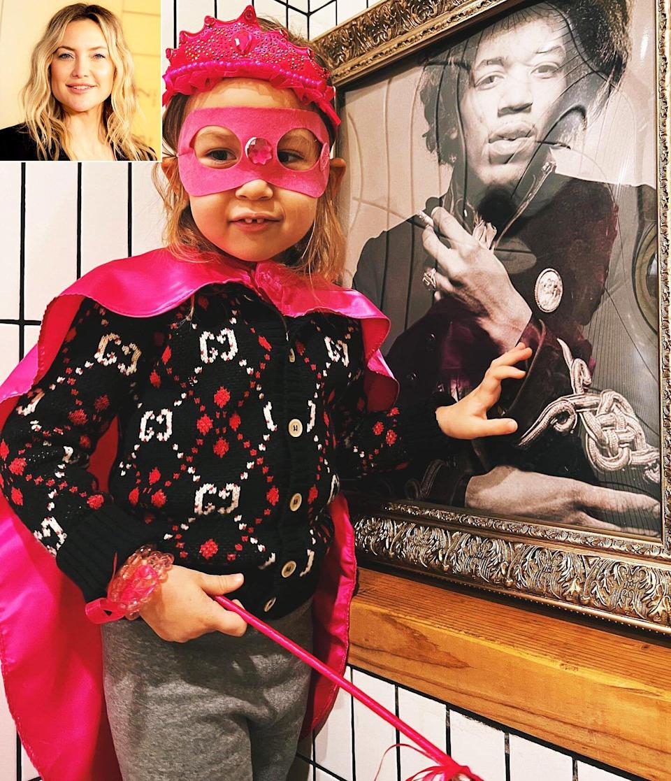 Kate Hudson Posts Sweet Snapshot of ‘Favorite Superheroes’ Daughter Rani Rose and Jimi Hendrix