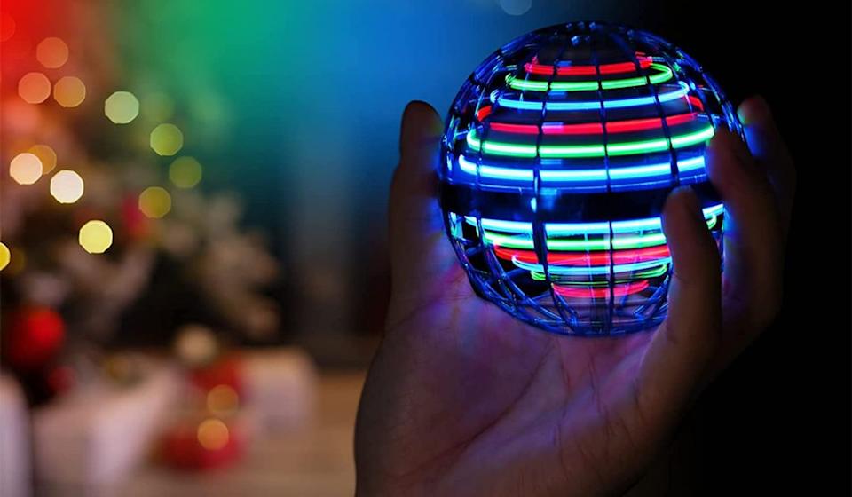 Screen-free fun for kids:  buys you this cool flying orb that lights up