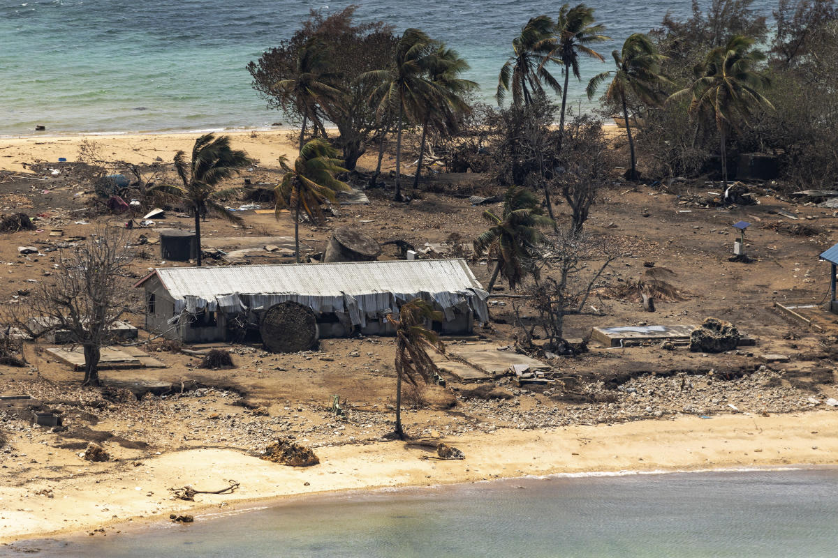 Aid to volcano-hit Tonga brings 1st COVID outbreak, lockdown