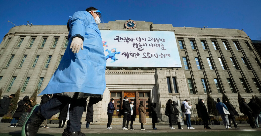 As Omicron Surges, South Korea Eases Pandemic Interference