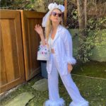 Billie Lourd Shows Off Feathery and Festive Bachelorette Party Look: ‘Big Bridal Energy’