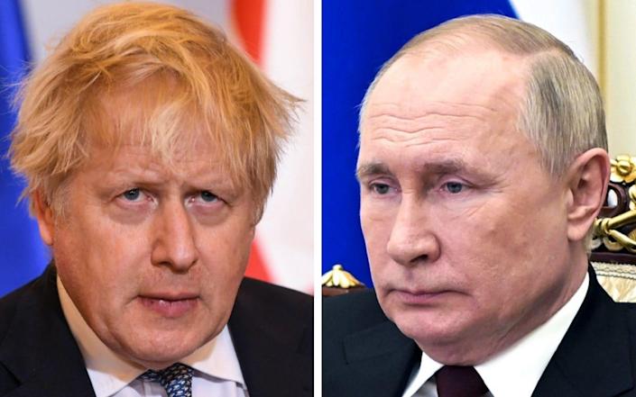 Boris Johnson urges Russia to ‘step back from the brink’ as war with Ukraine looms