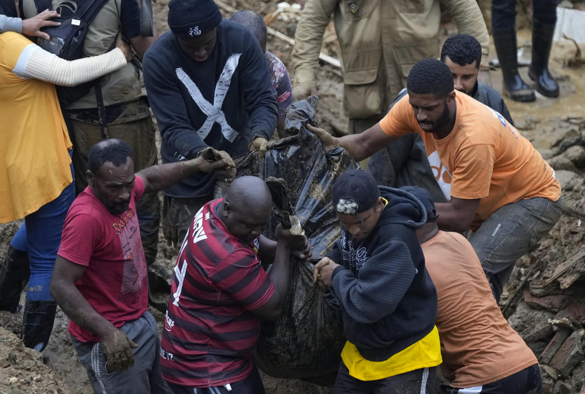 Brazil mudslides from torrential rains kill at least 38