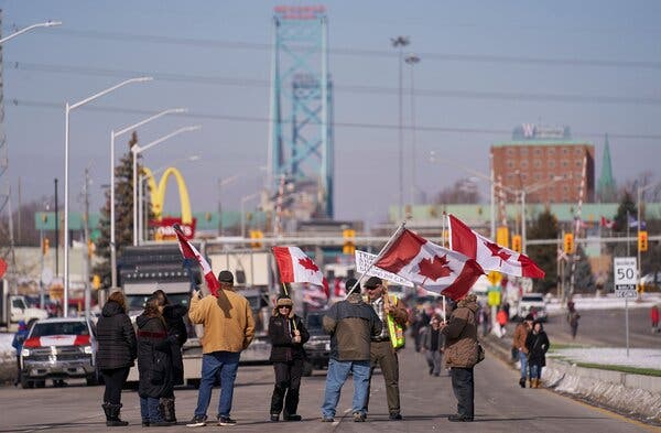 Canada Live Updates: A New Blockade Threatens Supply Chain for Carmakers