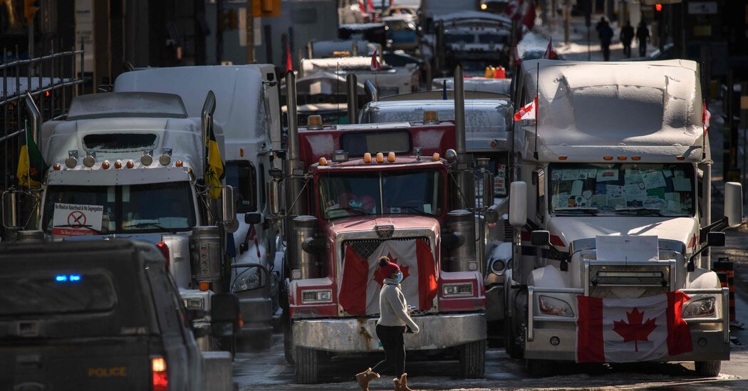 Defiant Protesters in Canada Brace for a Clampdown