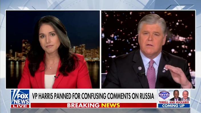 Even Sean Hannity Balks at Tulsi Gabbard’s Putin Apologia