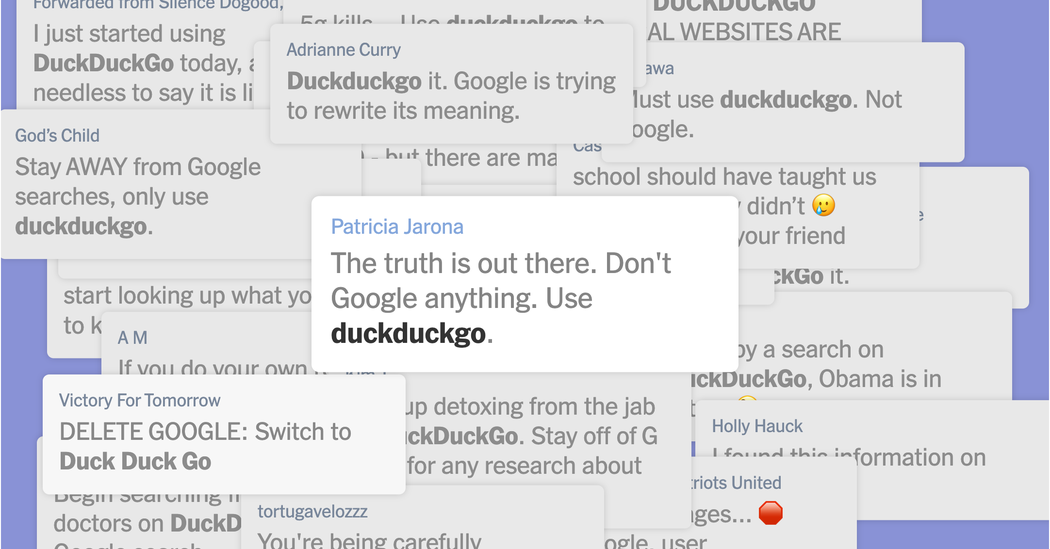 Fed Up With Google, Conspiracy Theorists Turn to DuckDuckGo