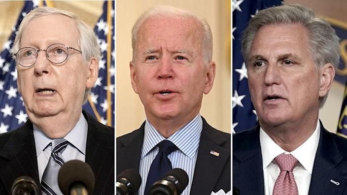 GOP unites around blaming Biden for Ukraine crisis