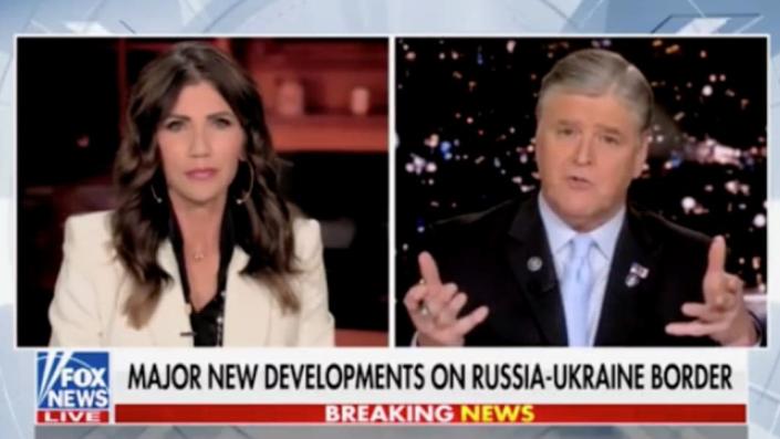 Kristi Noem Suggests Biden ‘Planned’ Russia Conflict Because of His Oil Policy