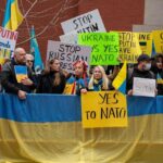 ‘Lot of determination’: Ukrainian Americans rally for their country