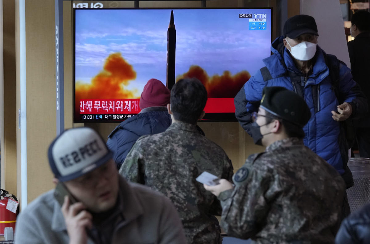 North Korea fires ballistic missile in resumption of testing