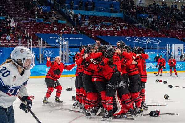 Olympics Live Updates: Canada Defeats U.S. to Reclaim Gold in Women’s Hockey