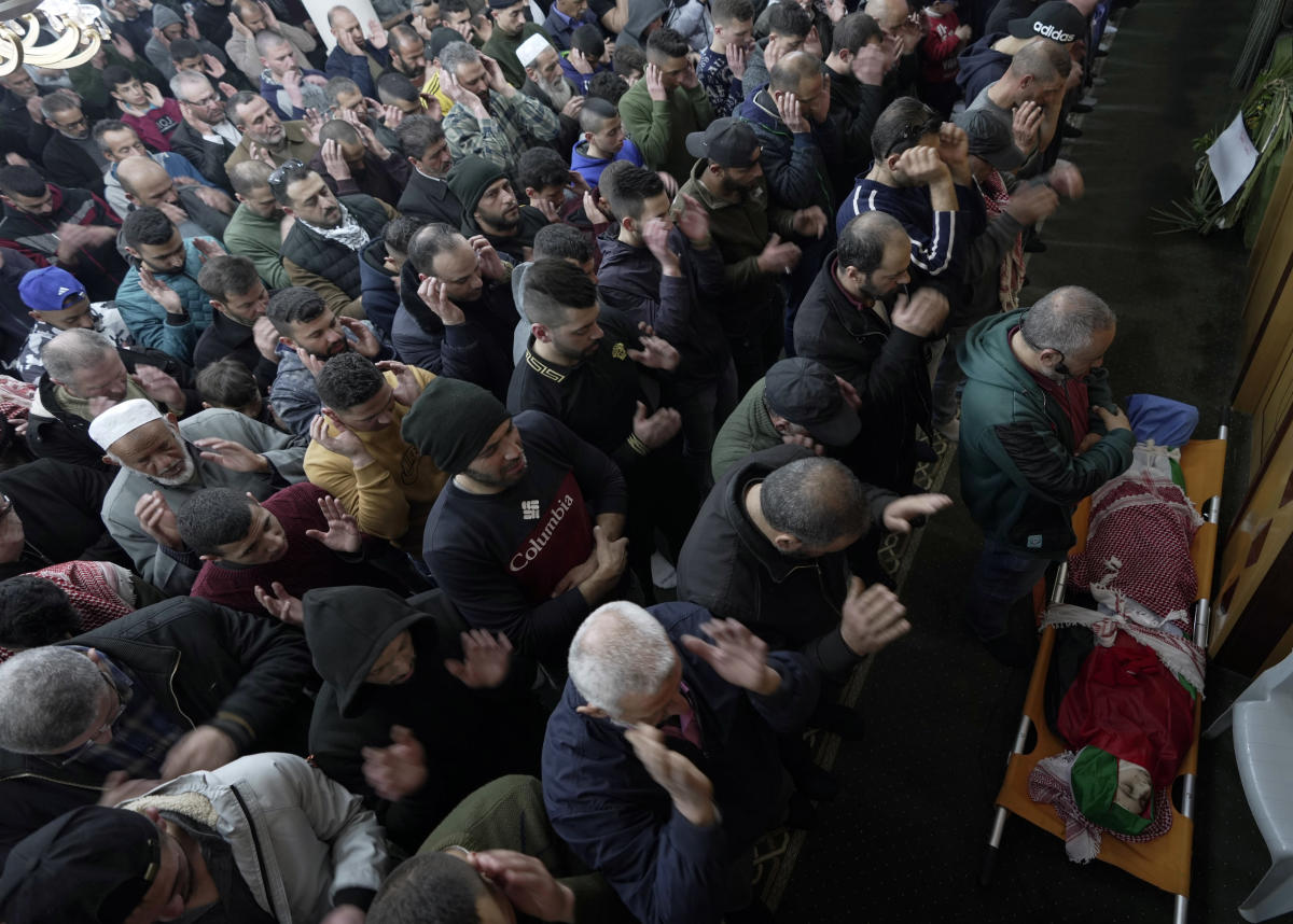 Palestinian boy buried after being killed by Israeli fire