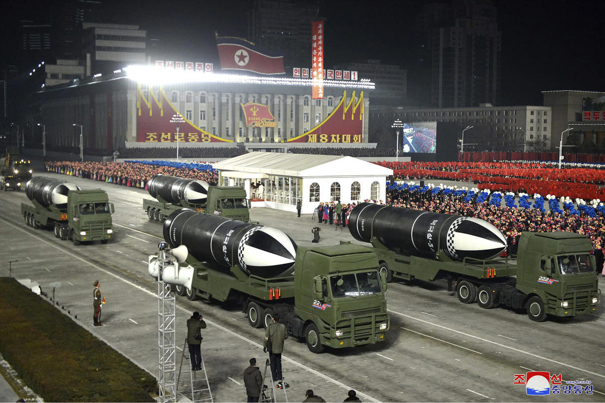 Photos indicate North Korea may be preparing military parade