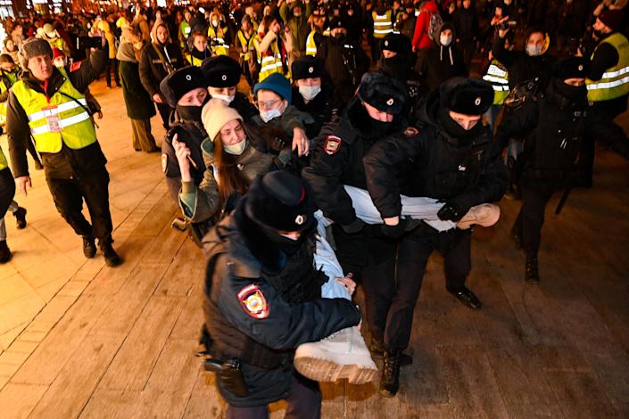 PHOTOS: Protests against Russia’s invasion of Ukraine erupt around the world