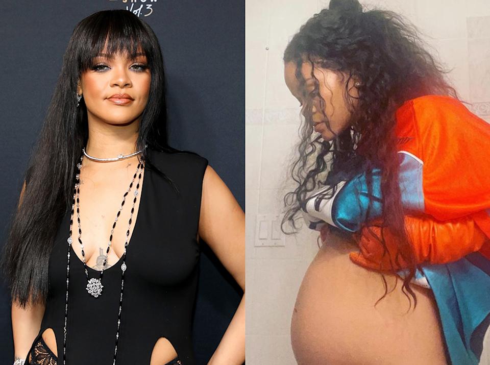 Rihanna shares new baby bump pic: ‘How the gang pulled up to Black History Month’