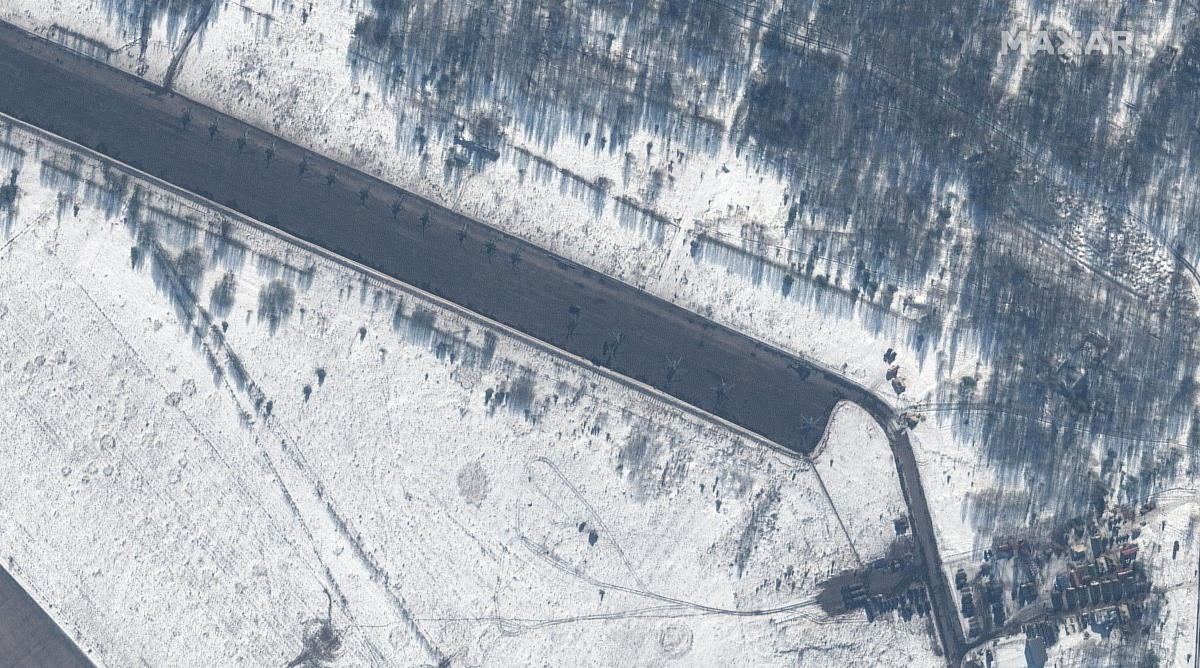 Satellite photos give a bird’s-eye view of Ukraine crisis