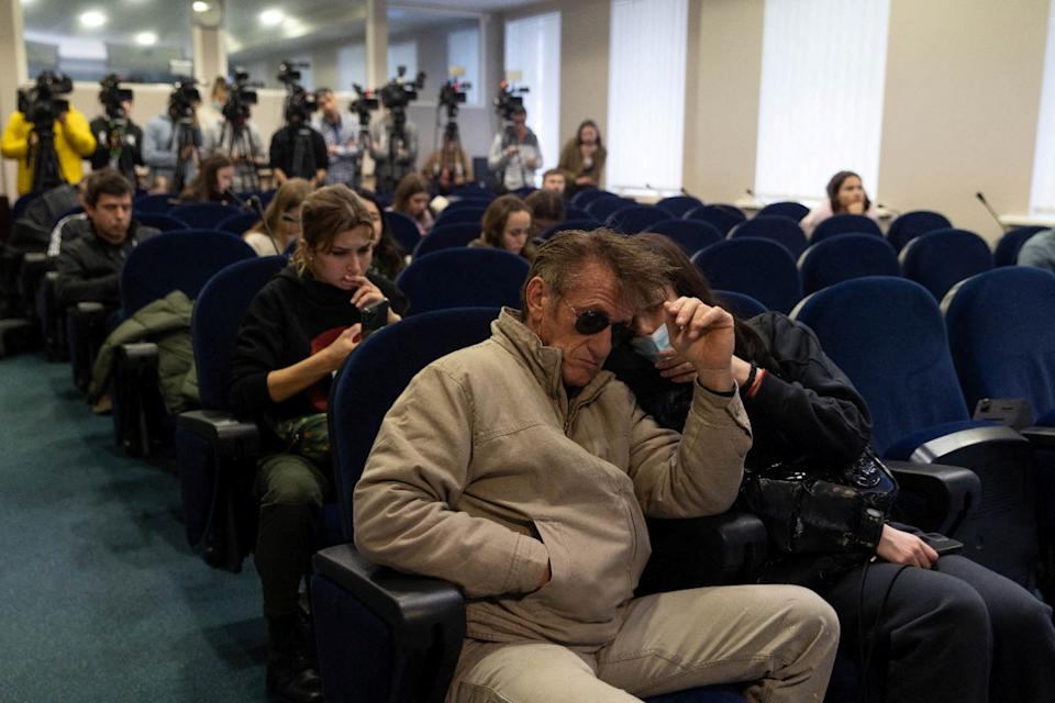 Sean Penn is in Ukraine to ‘tell the world the truth about Russia’s invasion’