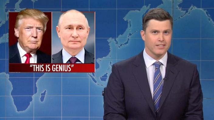 SNL Mocks Trump and Tucker Carlson for Backing Putin in Ukraine