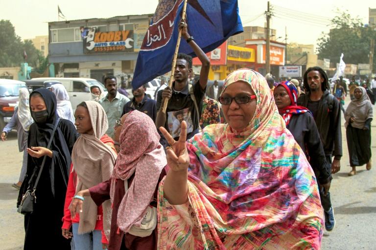 Tear gas fired at Sudan anti-coup protest as UN expert arrives