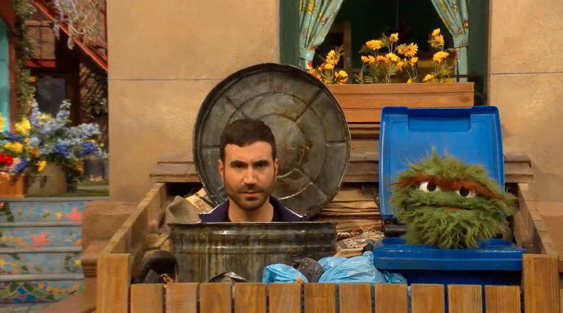 Ted Lasso’s Brett Goldstein gets to hang out with kindred spirit Oscar The Grouch on Sesame Street