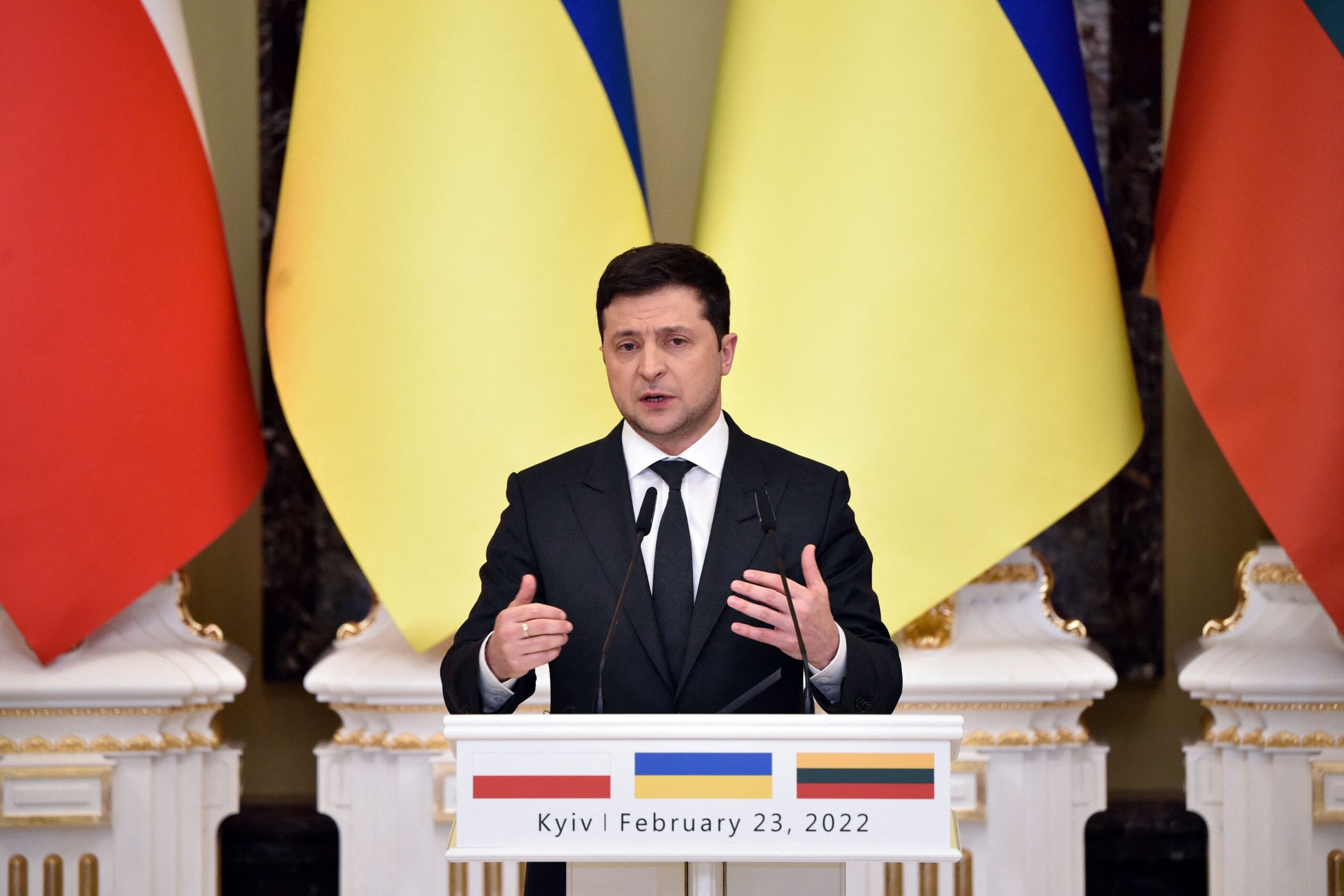 Ukrainian President Zelenskyy Posts Video Saying He’s Still In Kyiv Amid Russian Attack