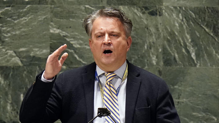 Ukrainian U.N. ambassador suggests Putin kill himself ‘in a bunker,’ like Hitler