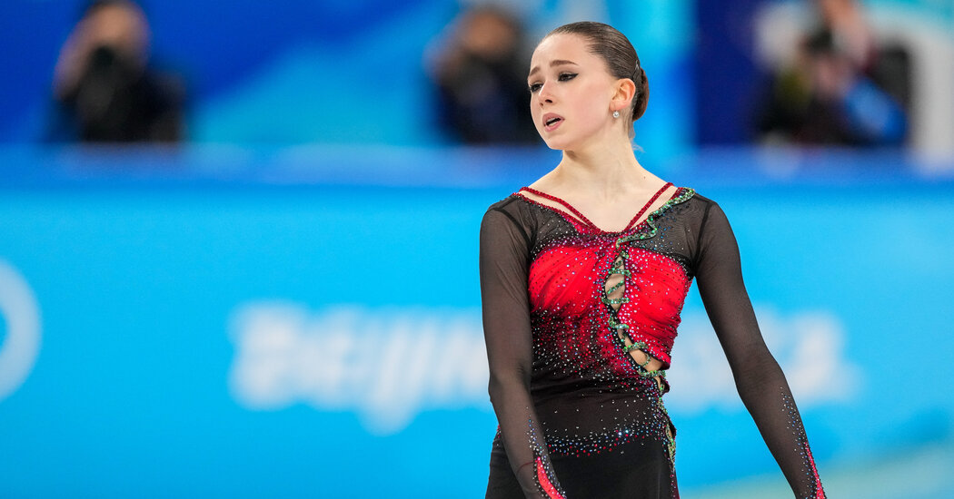 Valieva’s Coach and Russian Teammates React to Skater’s Crushing Olympic End