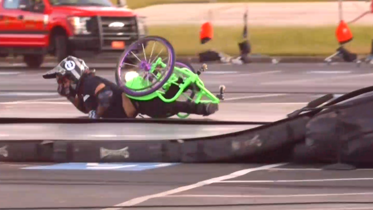 Wheelchair daredevil earns ‘AGT: Extreme’ golden buzzer after suffering a horrific wipeout