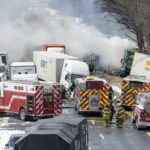 3 dead in pileup of dozens of vehicles in Pennsylvania