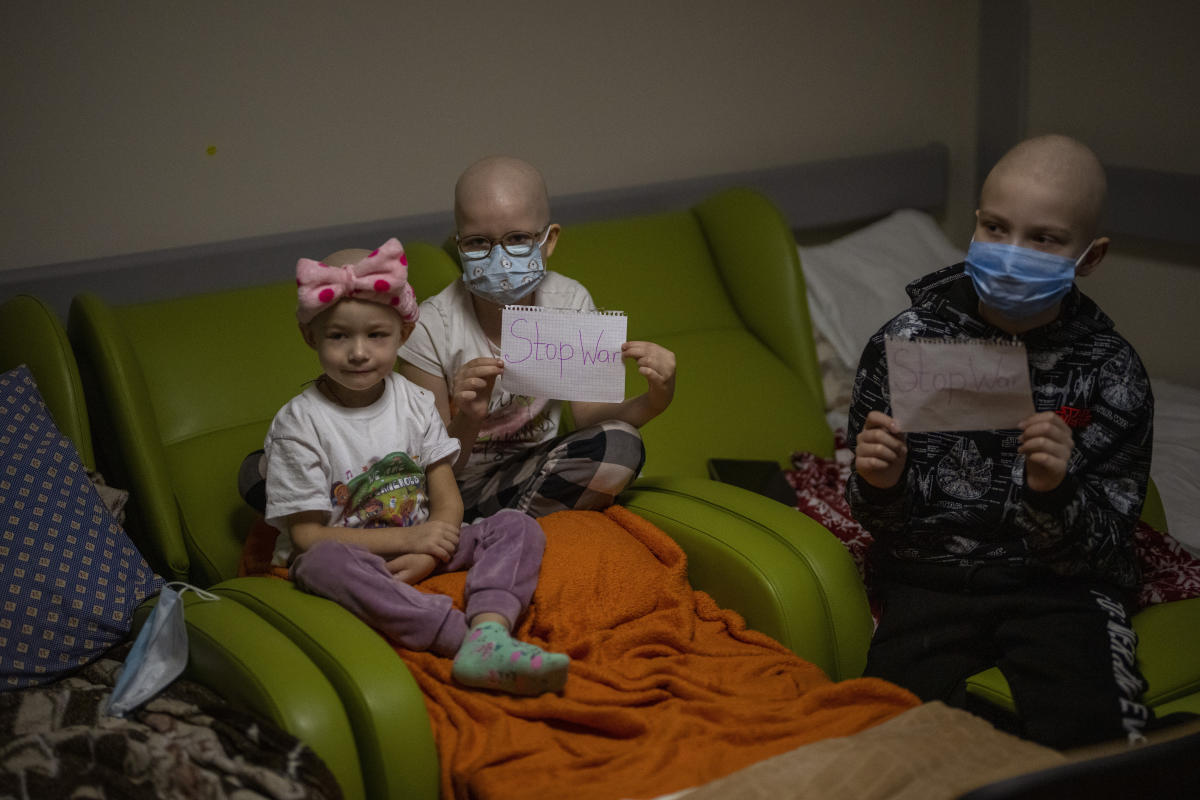 AP PHOTOS: War doesn’t spare Ukraine’s children