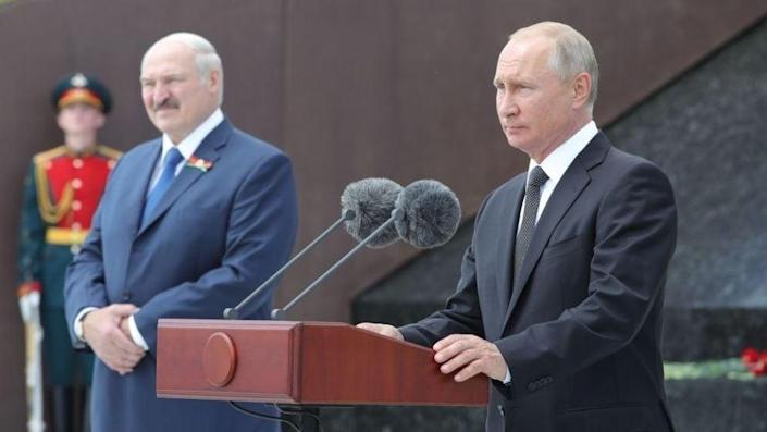 Belarusian president says Putin is ‘completely sane’ and ‘in better shape than ever’