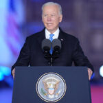 Biden says Putin ‘cannot remain in power’ in Poland speech