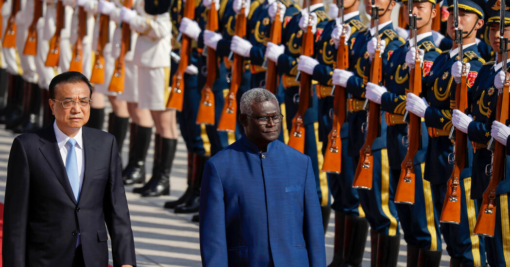 China and Solomon Islands Draft Secret Security Pact