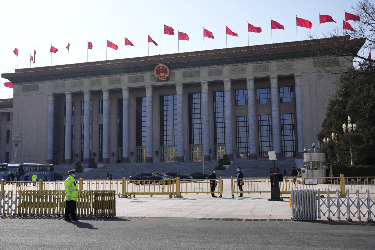 China’s legislature to meet with economy, Ukraine backdrop