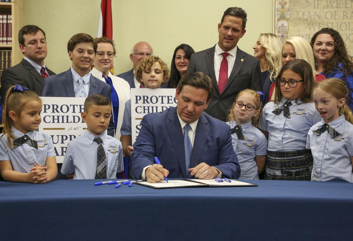 ‘Don’t Say Gay’ bill signed by Florida Gov. Ron DeSantis