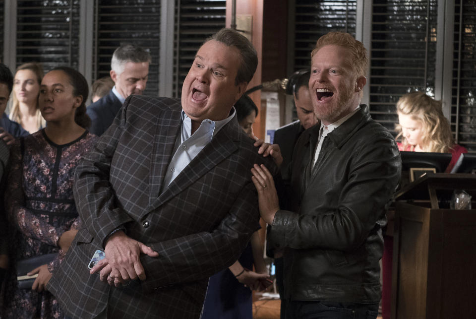 Eric Stonestreet shares video of happy reunion with Jesse Tyler Ferguson