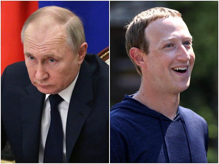 Facebook parent Meta clarifies that it won’t allow content that calls for assassinating heads of state like Putin