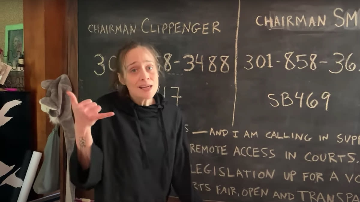 Fiona Apple Shows You How to Call Maryland Lawmakers in Support of Virtual Court Access: Watch