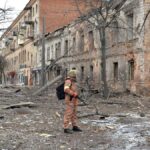 “It’s medieval:” Russian shelling destroys Mariupol children’s hospital