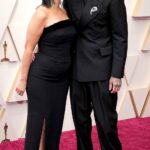 Kourtney Kardashian and Travis Barker Match — and Make Out! — on the 2022 Oscars Red Carpet