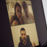 Mila Kunis and Ashton Kutcher have video call with President Zelensky as their Ukraine fundraiser nears  million