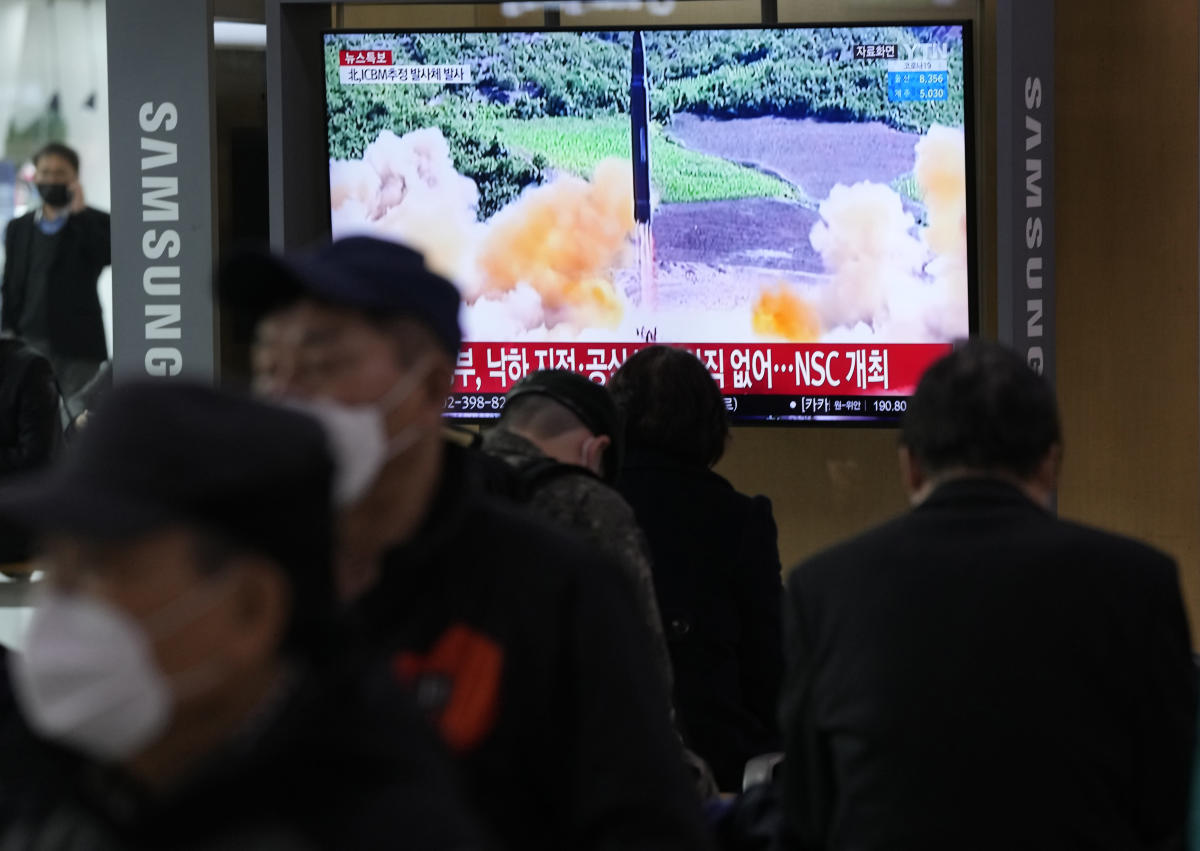 North Korea fires suspected long-range missile toward sea