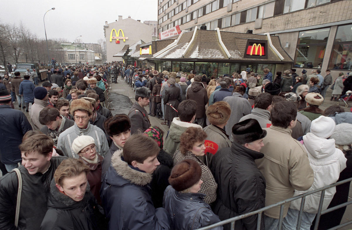 Once a powerful symbol in Russia, McDonald’s withdraws