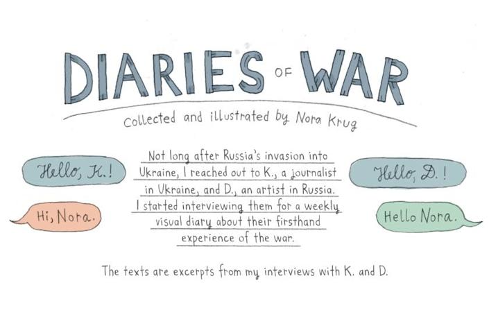 Op-Comic: Diary entries from Ukraine — Week 3