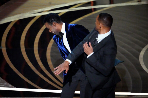 Oscars 2022: Will Smith Hits Chris Rock After Joke About His Wife, Stunning Audience