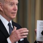 Photograph captures Biden’s ‘cheat sheet’ notes as he tries to avoid repeating Putin gaffe