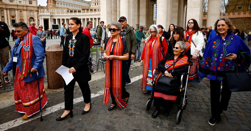 Pope Francis Meets With Canadian Indigenous Leaders Seeking Apology