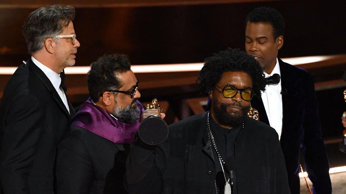 Questlove missed the Will Smith/Chris Rock drama because he was meditating before accepting his Oscar